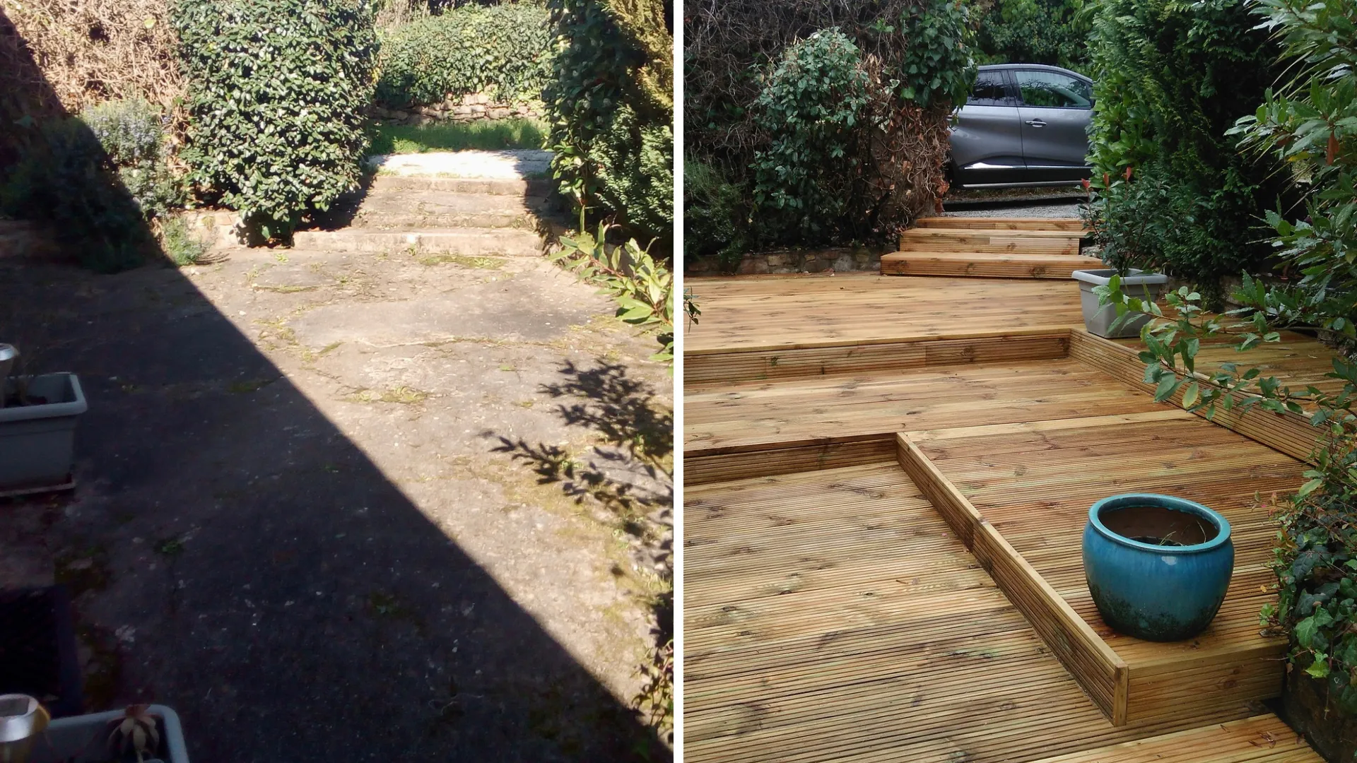 Terrasse en bois sur mesure